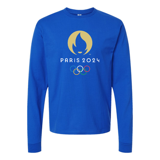 Men's New Olympics 2024 Paris Logo Long sleeves T-Shirt