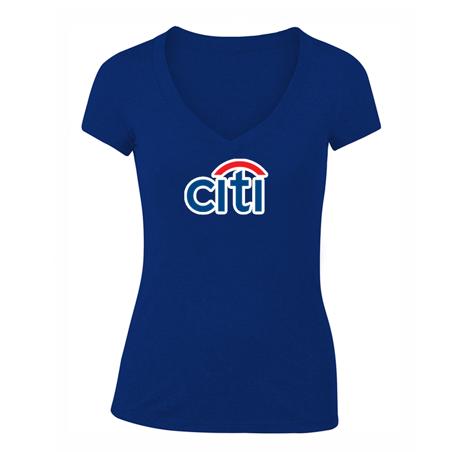 Women's Citi Bank V-Neck T-Shirt