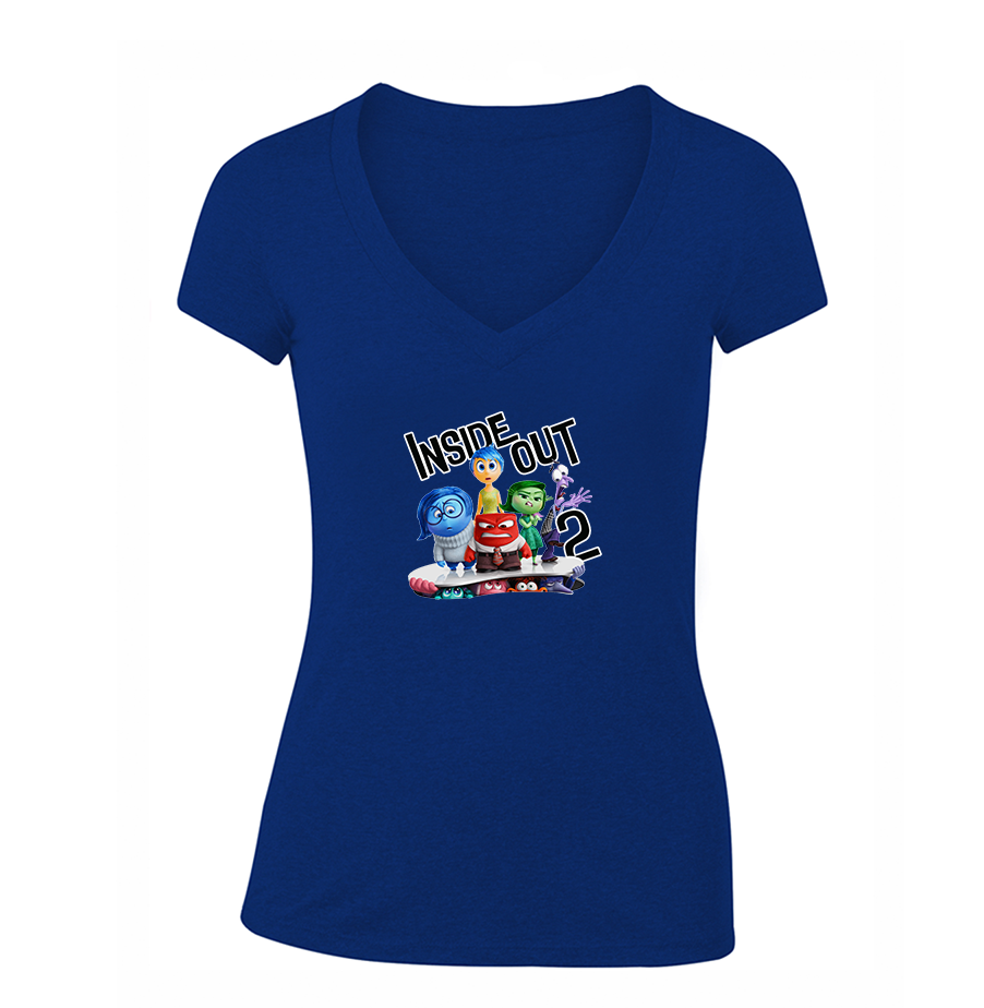 Women's Inside Out 2  V-Neck T-Shirt