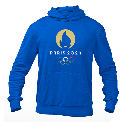 Men's New Olympics 2024 Paris Logo Pullover  Hoodie