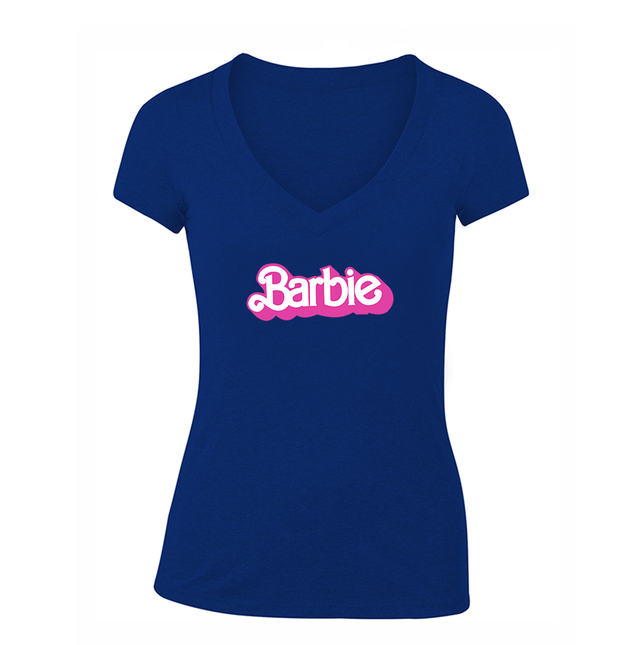 Women's  Barbie V Neck T-Shirt
