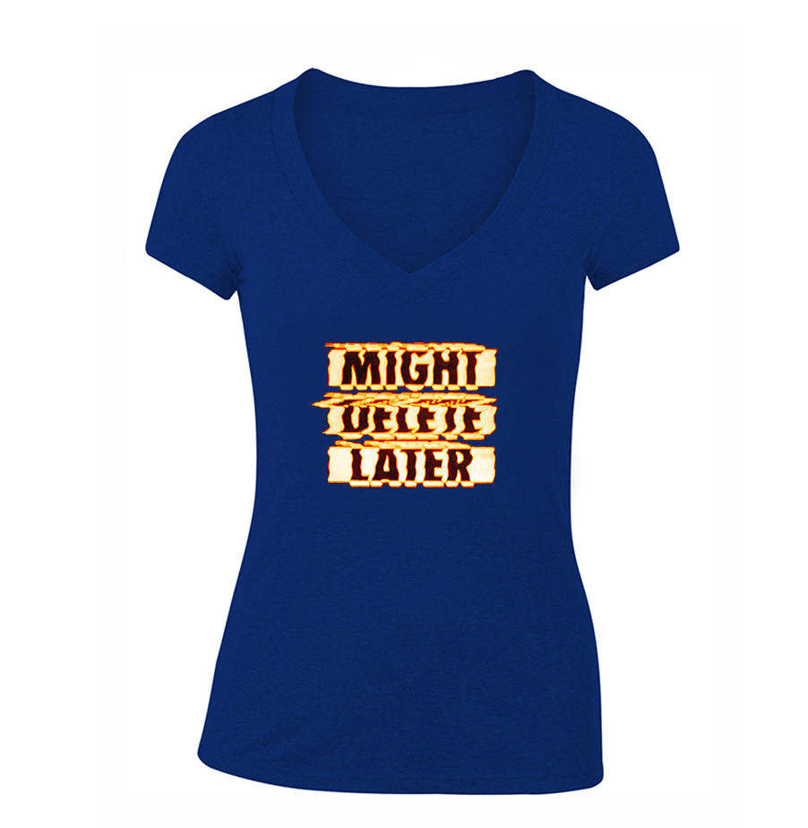 Women's Might Delete Later - J Cole V-Neck T-Shirt