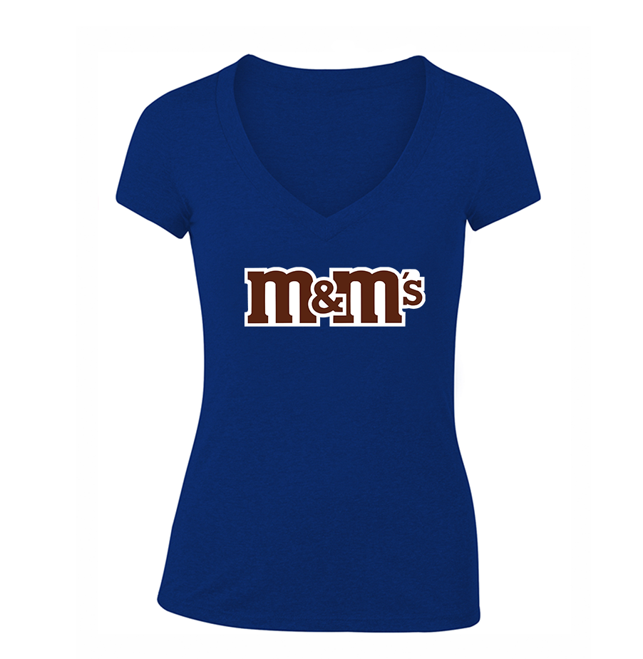 Women's M&M_s  V Neck T-Shirt