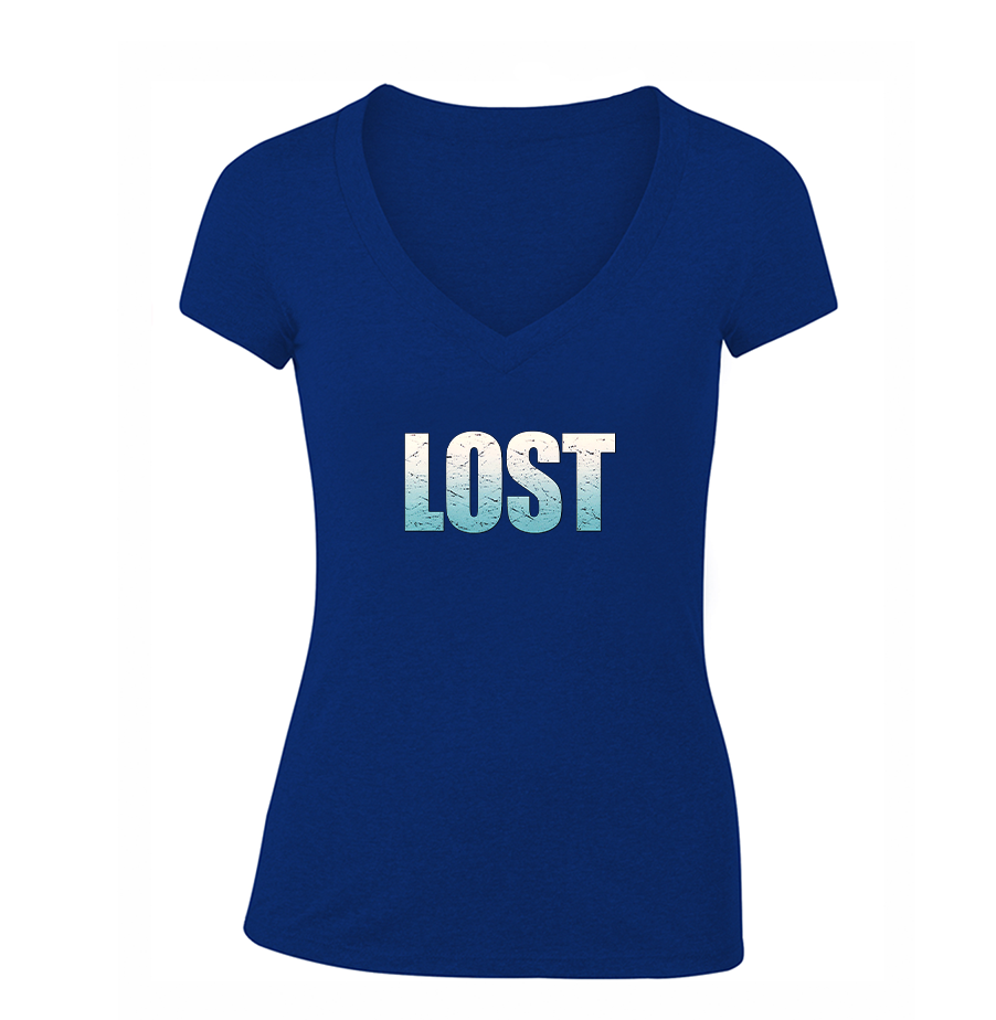 Women's Lost V Neck T-Shirt