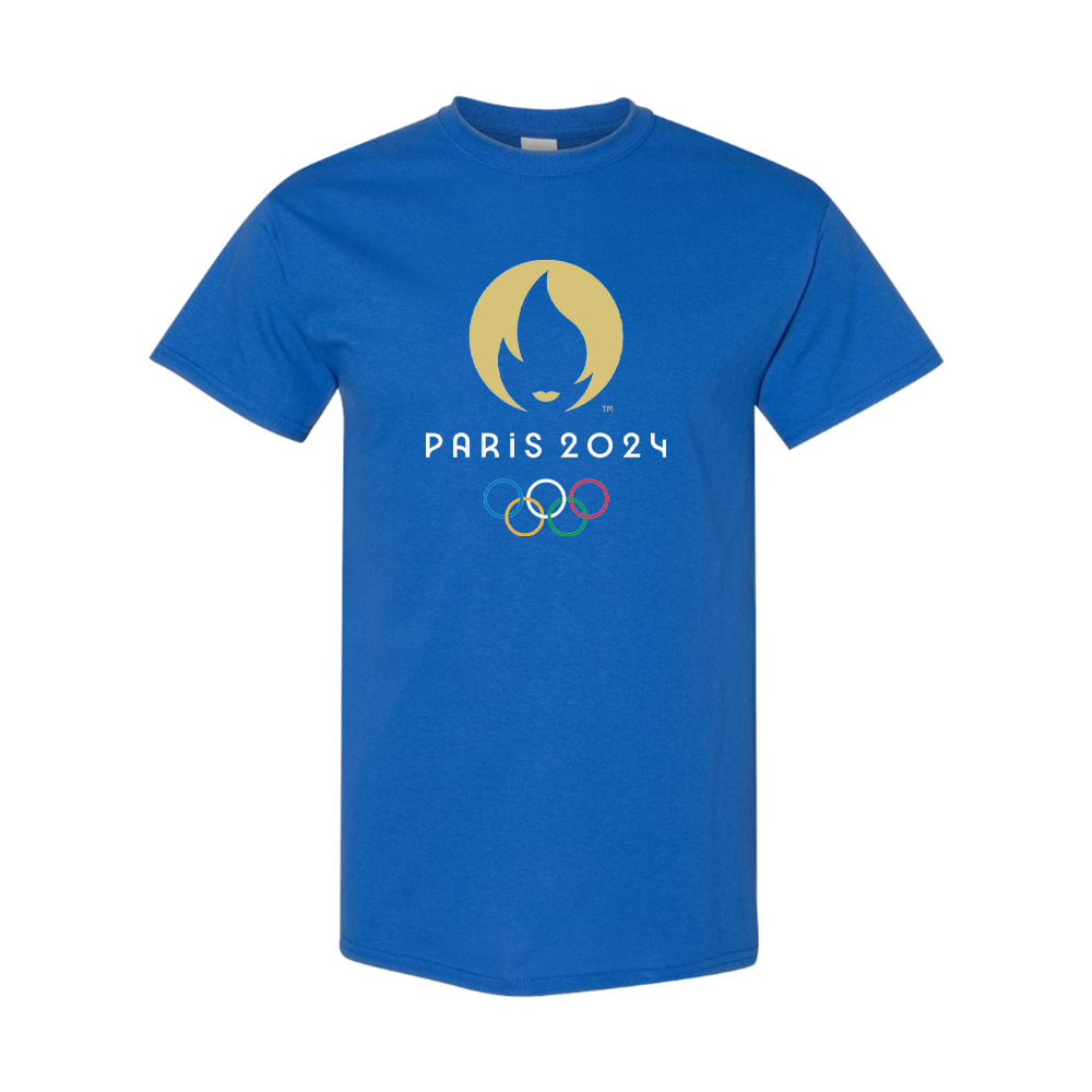 Youth New Olympics 2024 Paris Logo Cotton T-Shirt