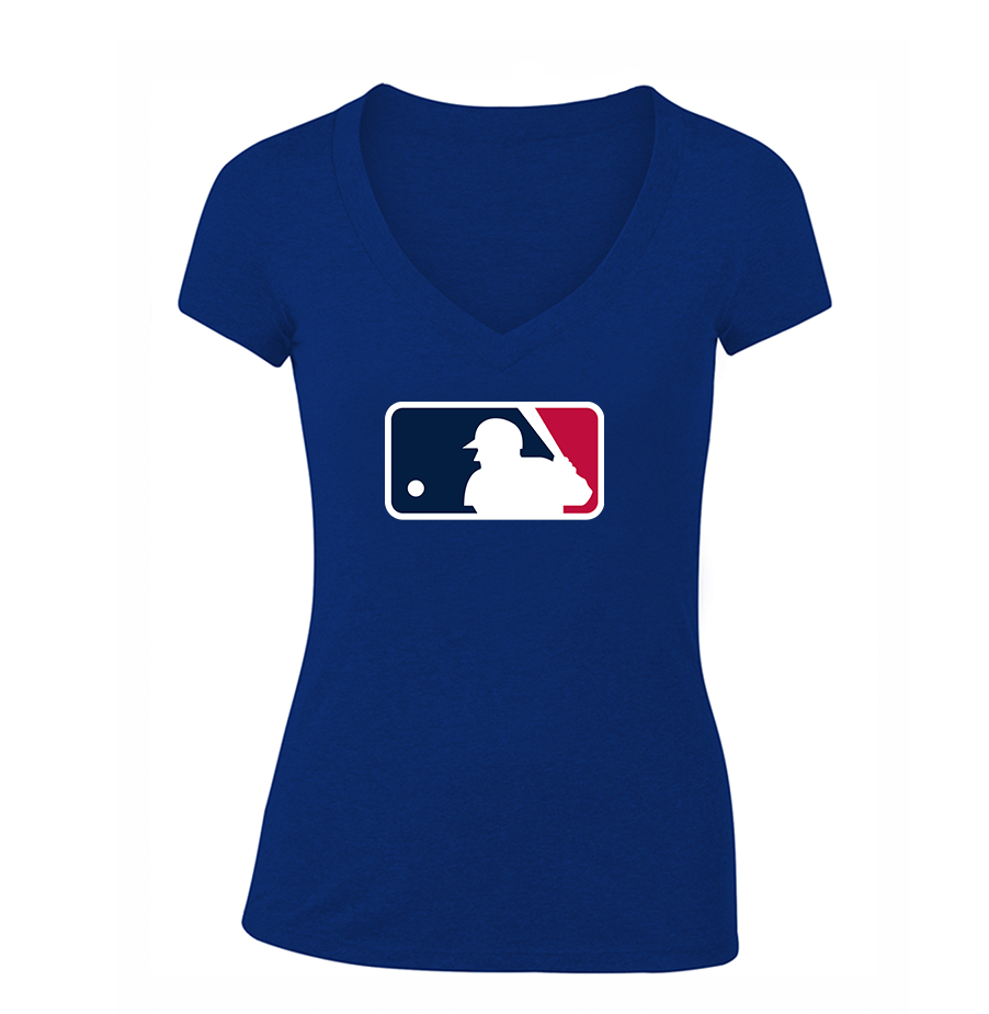 Women's Major League Baseball MLB V-Neck T-Shirt