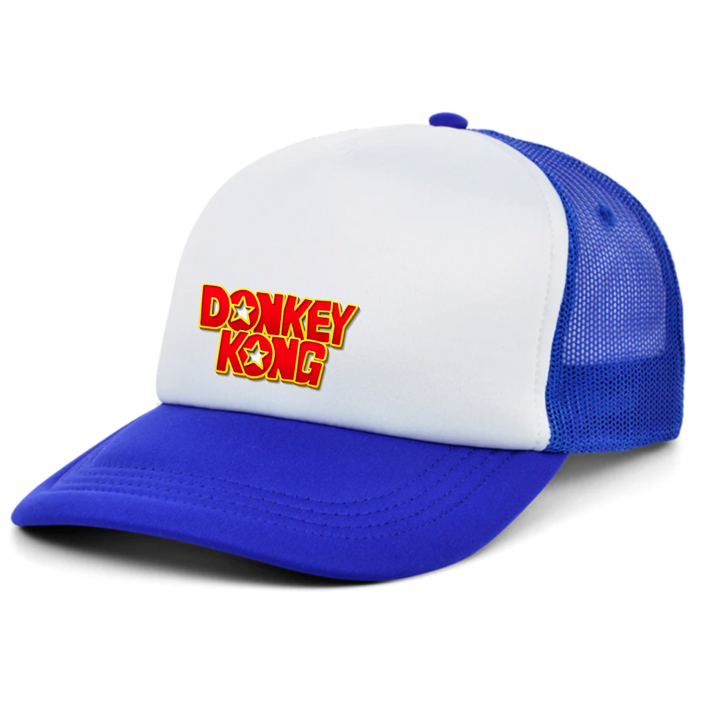 Donkey Kong Dad Trucker Hat – Embroidered Fan Hat | TeesCustomize