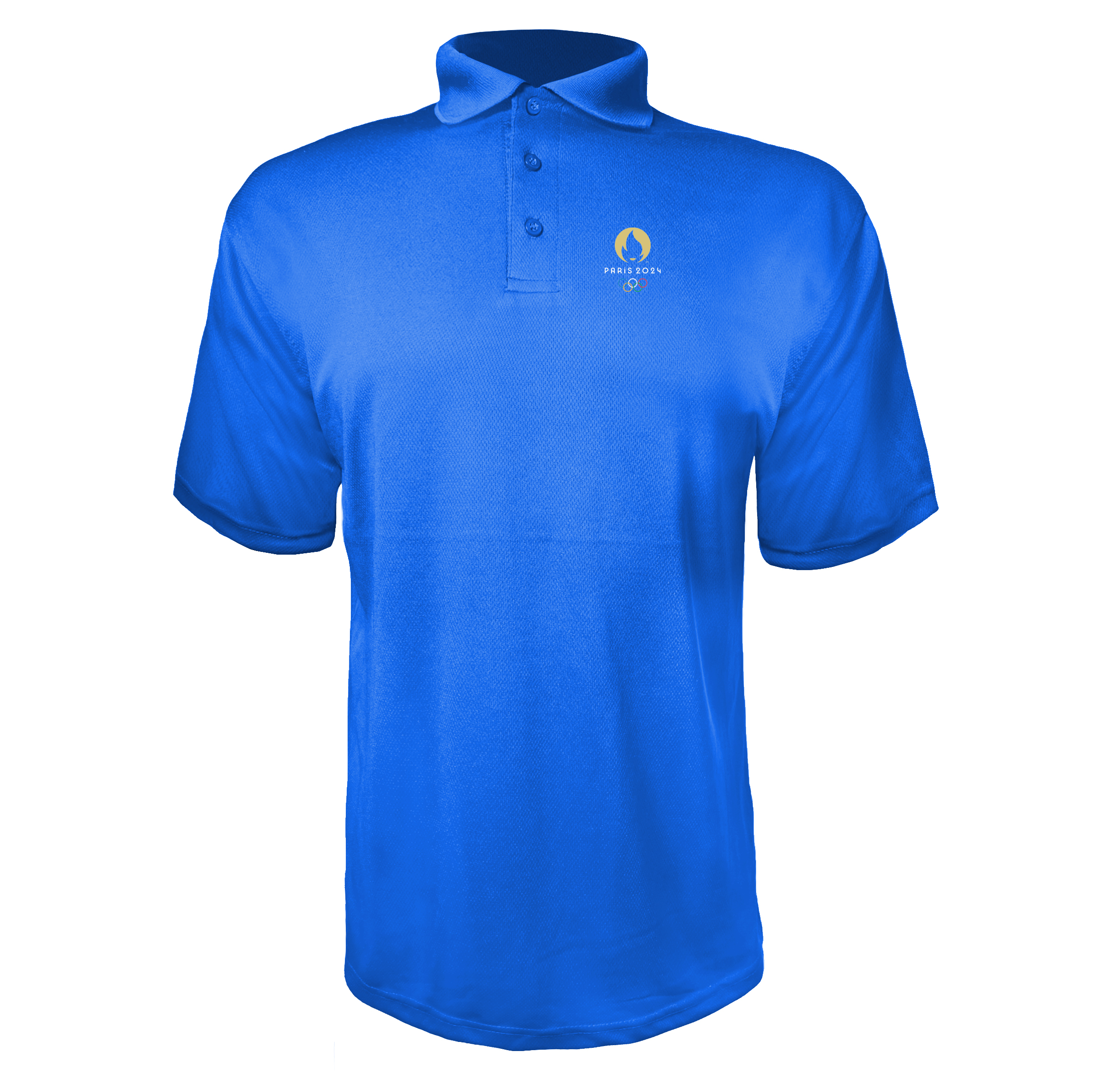 Men's New Olympics 2024 Paris Logo Polyester Polos