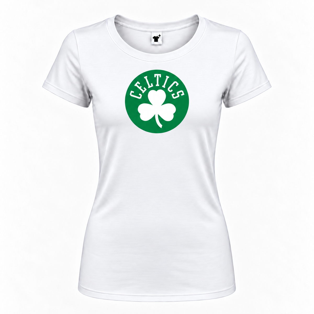 Women's Boston Celtics Round Neck T-Shirt - White