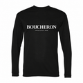 Men's Boucheron Polyester Long Sleeve T-Shirt - Black