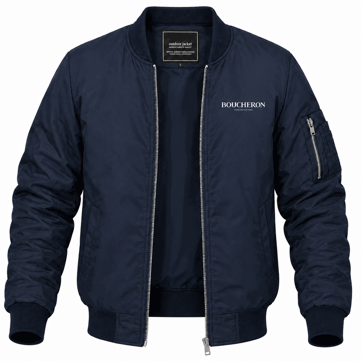 Men's Boucheron Lightweight Bomber Jacket - Navy