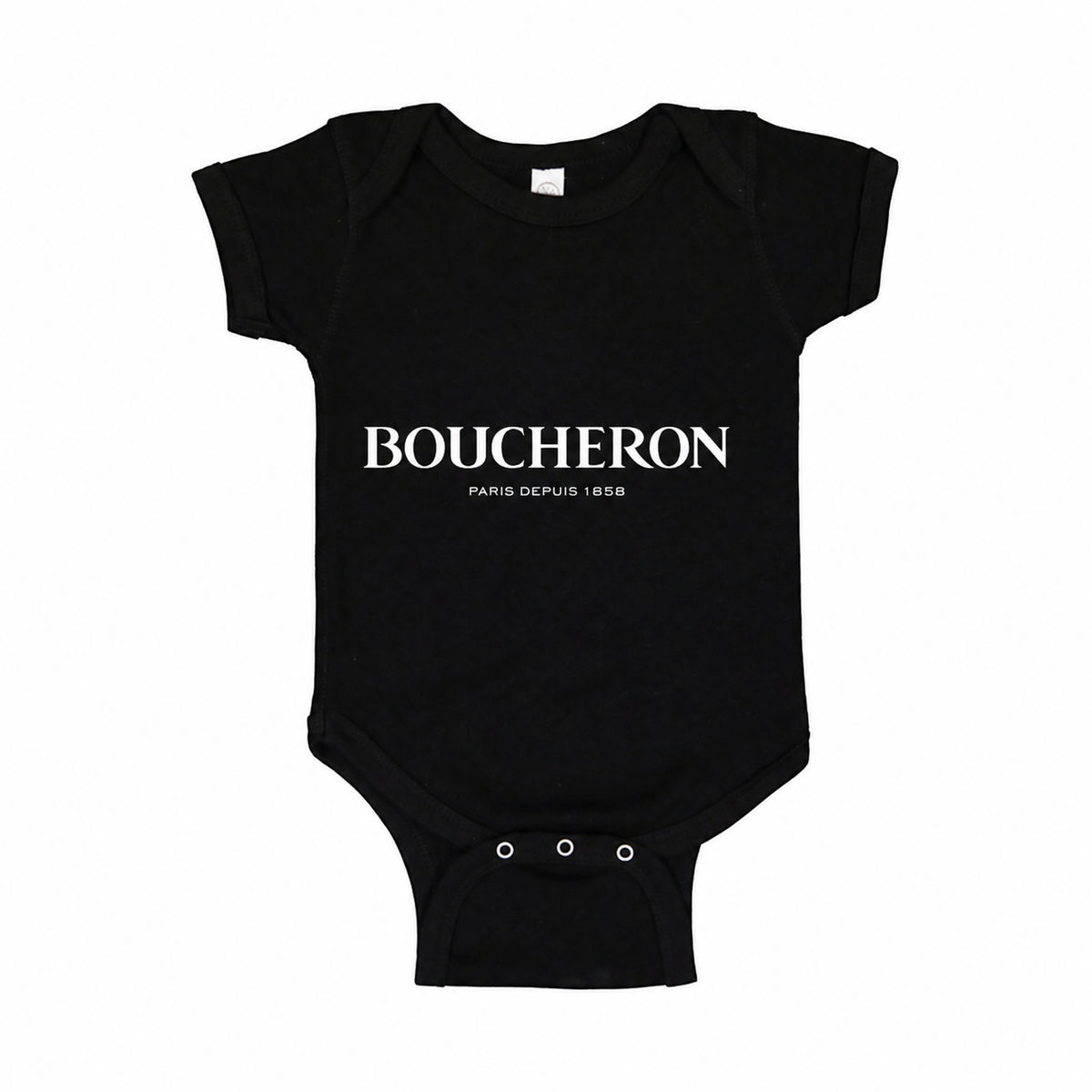 Boucheron Baby Romper Onesie - Black