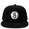 Brooklyn Nets Snapback Hat in Black