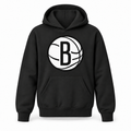 Brooklyn Nets youth pullover hoodie in Black