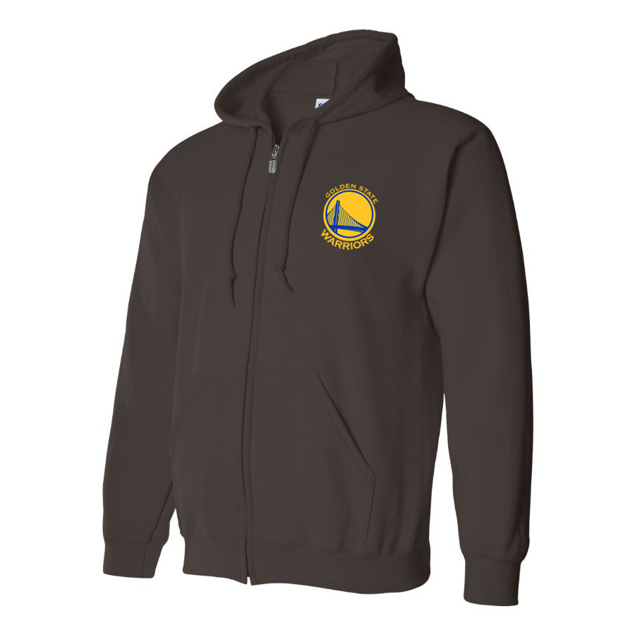 Men's Golden State Warriors  Zipper  Hoodie