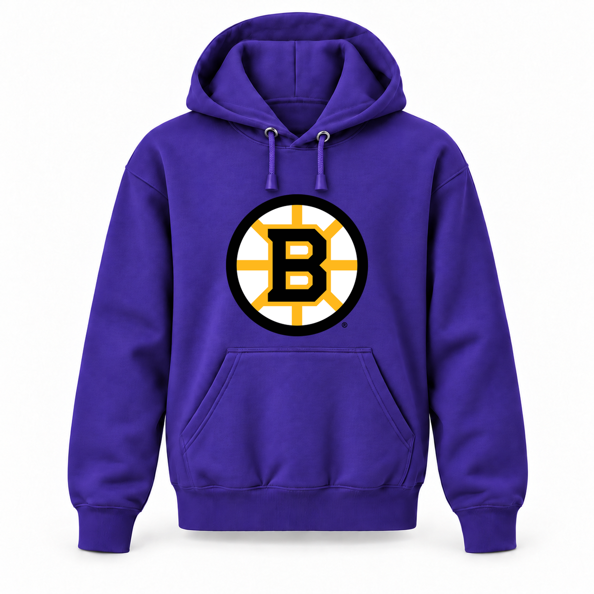 Youth Boston Bruins sale pullover hoodie in Purple, front design