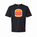 Youth Burger King polyester T-shirt, Black