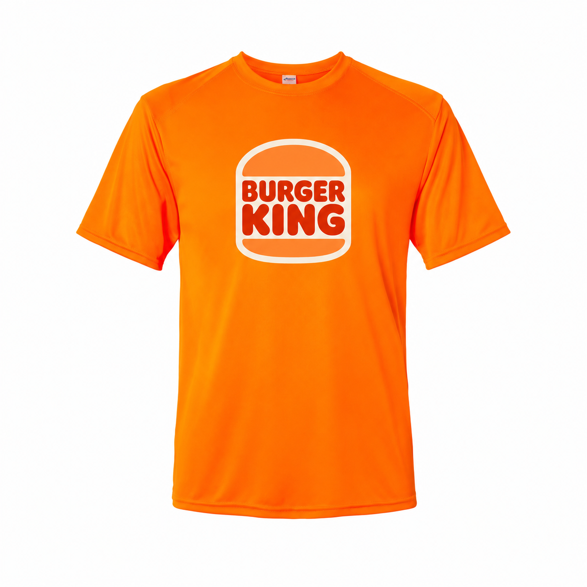 Youth Burger King polyester T-shirt, Orange