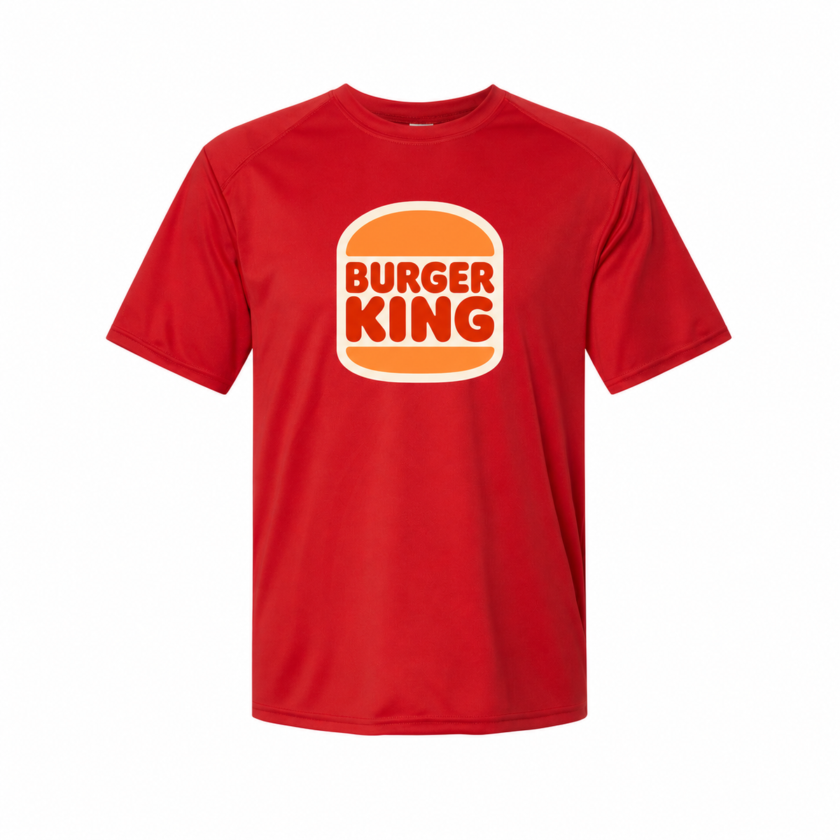 Youth Burger King polyester T-shirt, Red