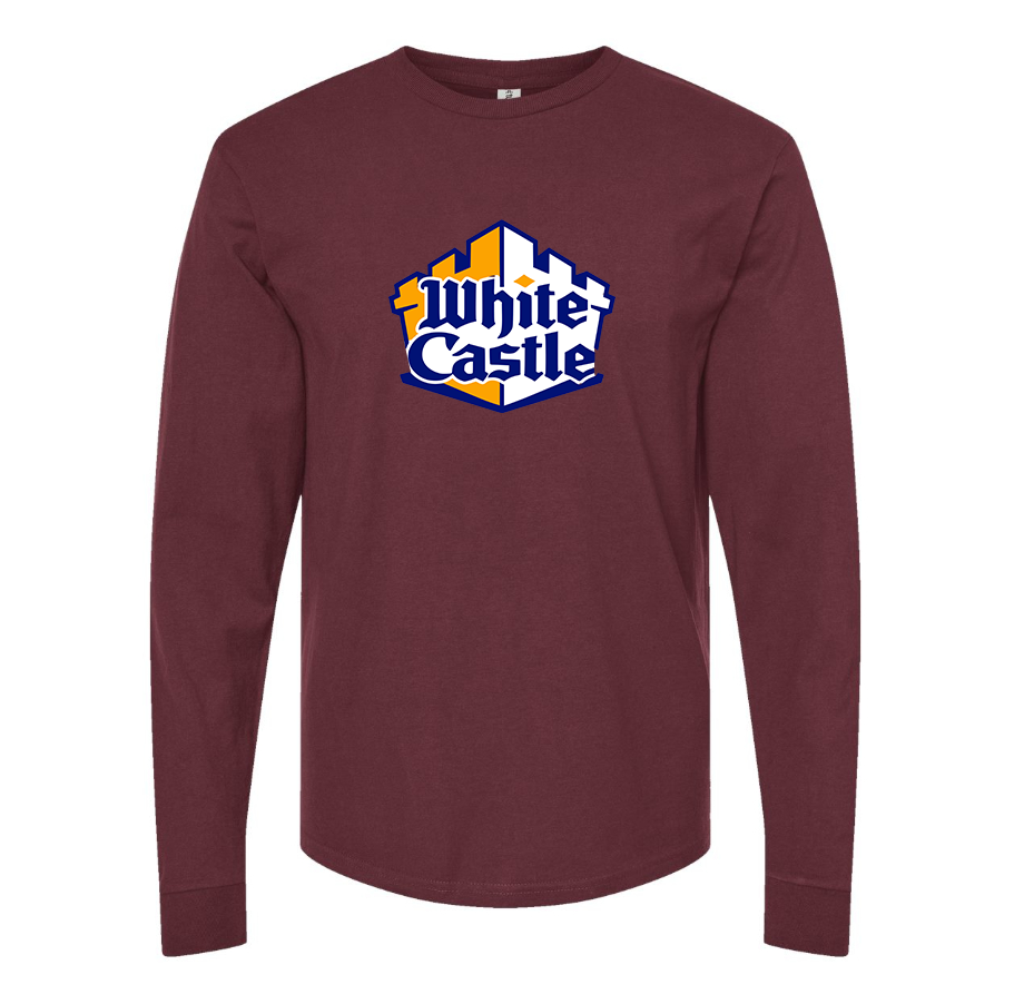 Men's White Castle Long sleeves T-Shirt