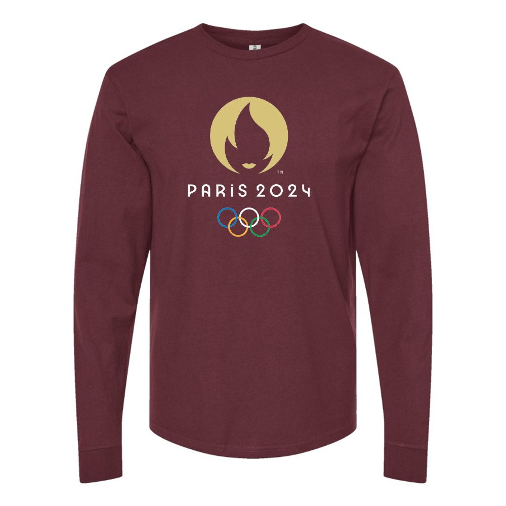 Youth  New Olympics 2024 Paris Logo Long sleeves T-Shirt