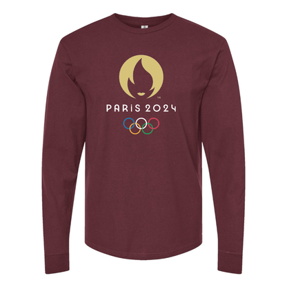 Youth  New Olympics 2024 Paris Logo Long sleeves T-Shirt