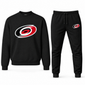 Men's Carolina Hurricanes sweatshirt and joggers set, Black
