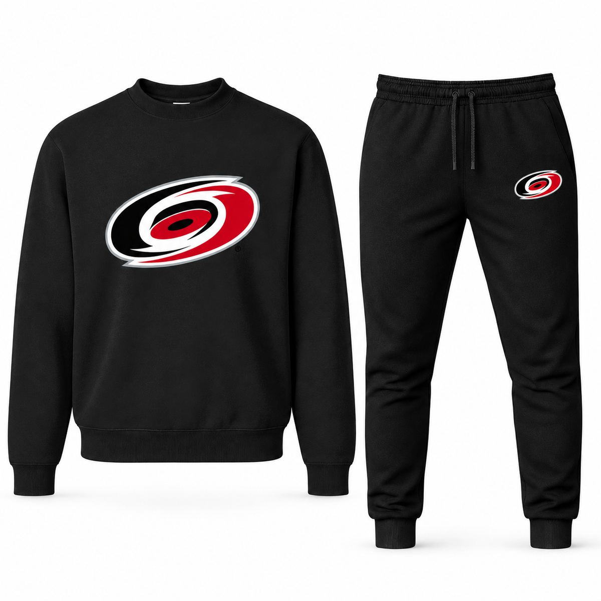 Men's Carolina Hurricanes sweatshirt and joggers set, Black