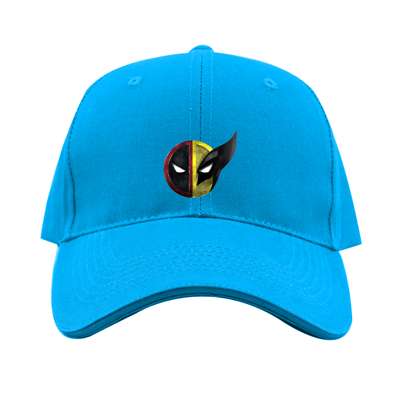 Deadpool & Wolverine Dad Baseball Cap Hat – Embroidered Fan Hat | TeesCustomize