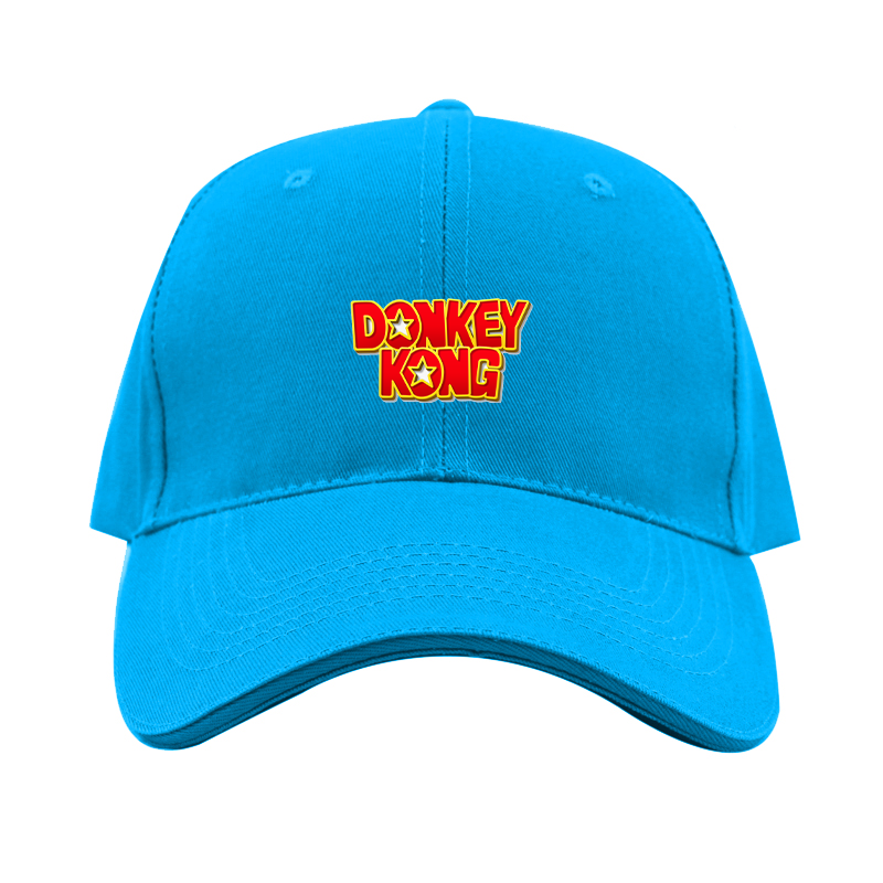 Donkey Kong Dad Baseball Cap Hat – Embroidered Fan Hat | TeesCustomize