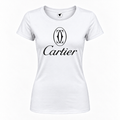 Women's Cartier Round Neck T-Shirt, White