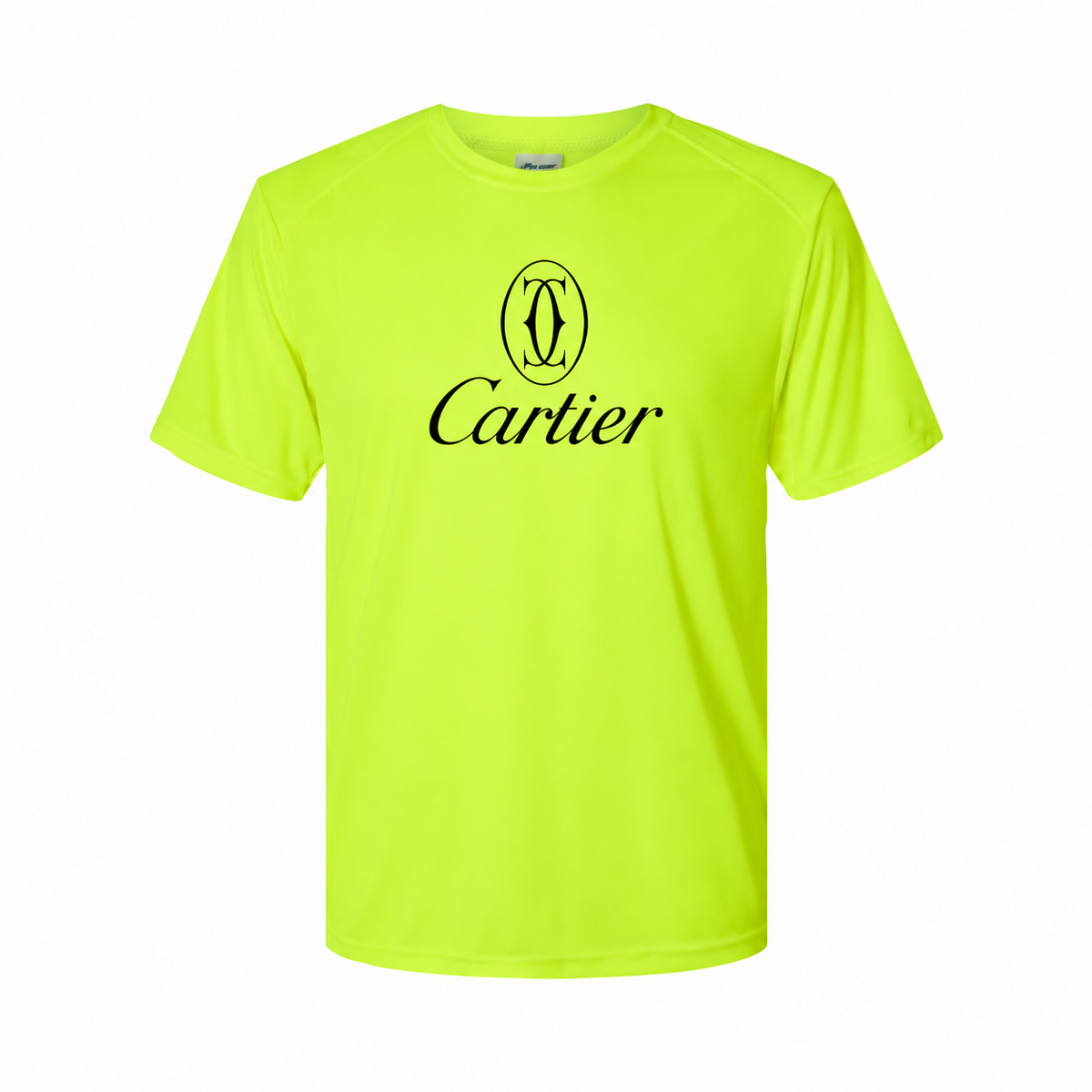 Cartier youth polyester tee - Safety Green