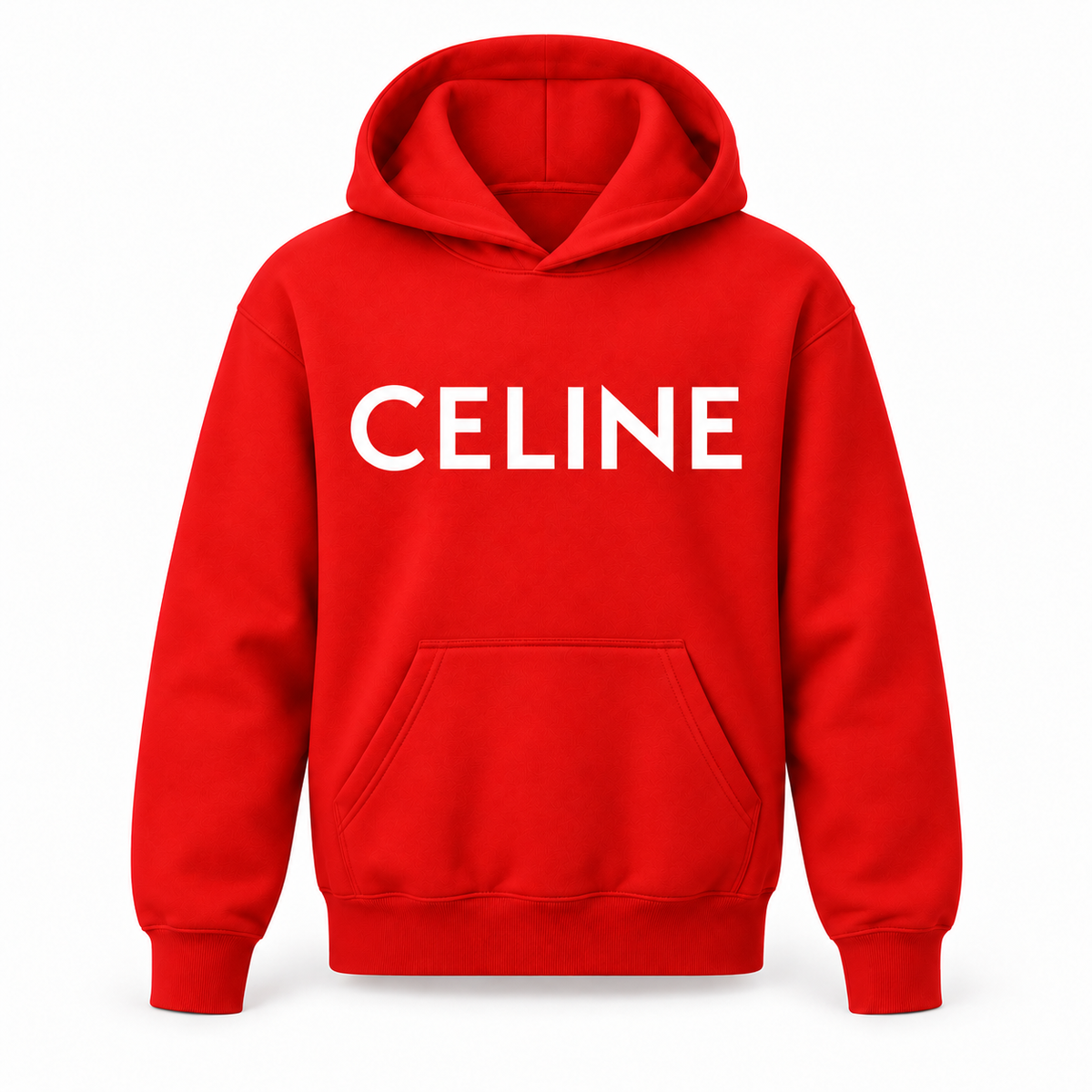 Celine youth pullover hoodie in Red