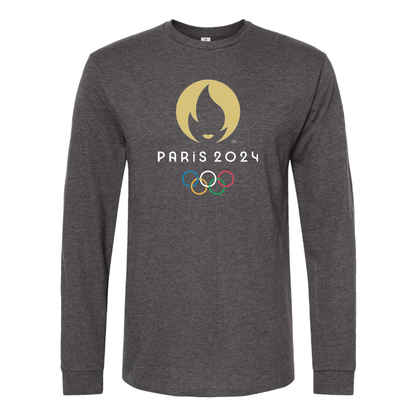 Youth  New Olympics 2024 Paris Logo Long sleeves T-Shirt