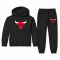 Chicago Bulls youth hoodie and jogger set in Black