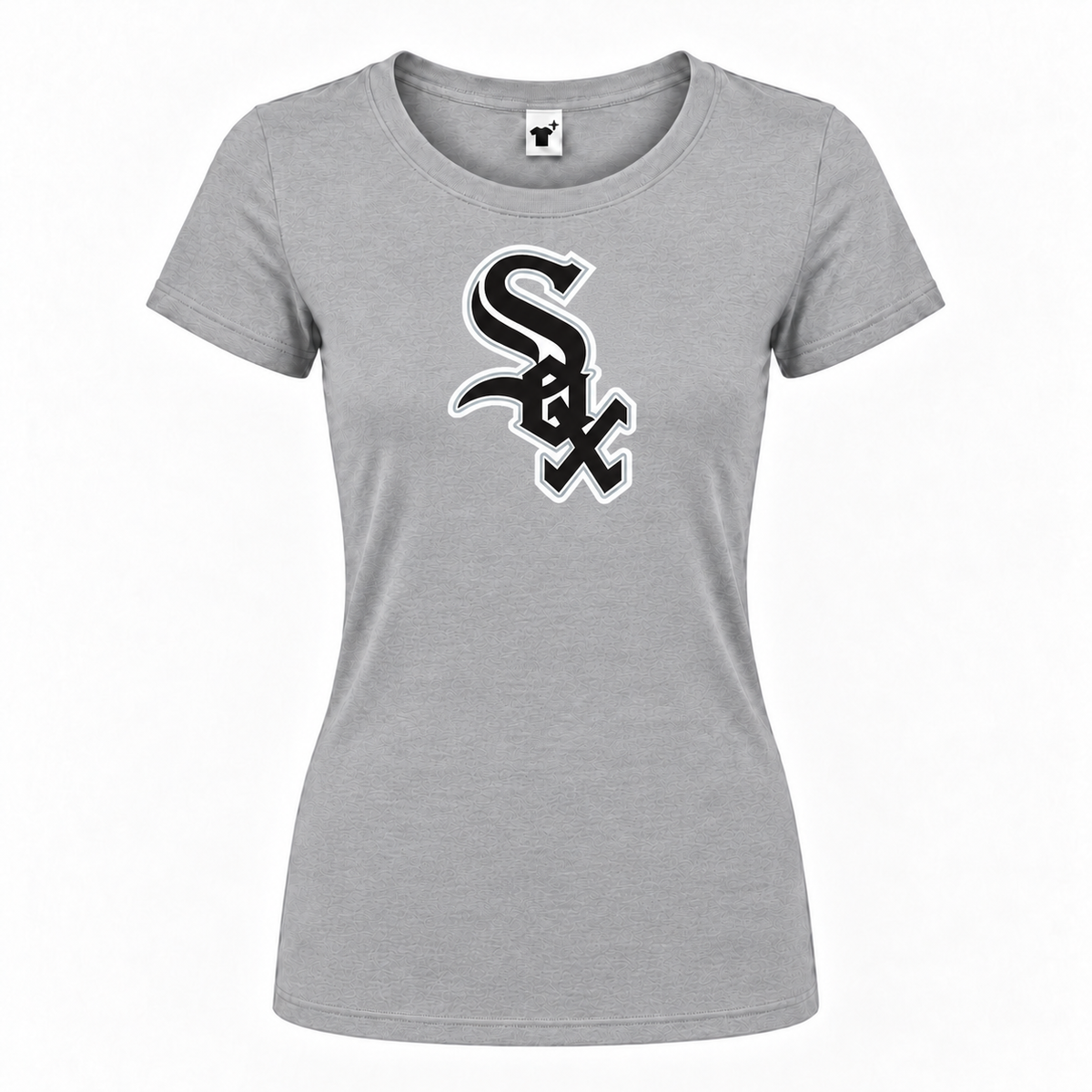 Women's Chicago White Sox Round Neck T-Shirt - Gray