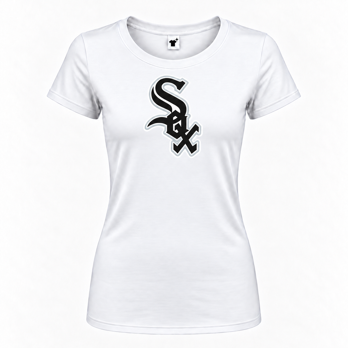 Women's Chicago White Sox Round Neck T-Shirt - White