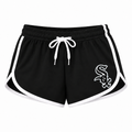 Chicago White Sox women's booty shorts in black
