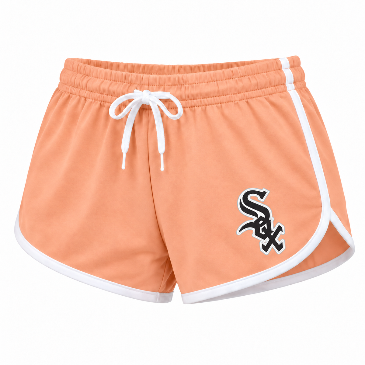 Chicago White Sox women's booty shorts in peach