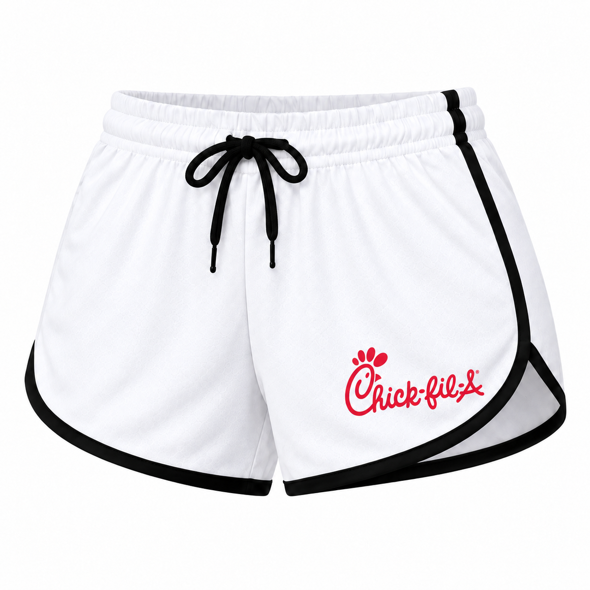 Chick-fil-A women's booty shorts in white