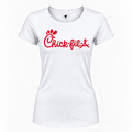 Chick-fil-A women's round neck T-shirt in White