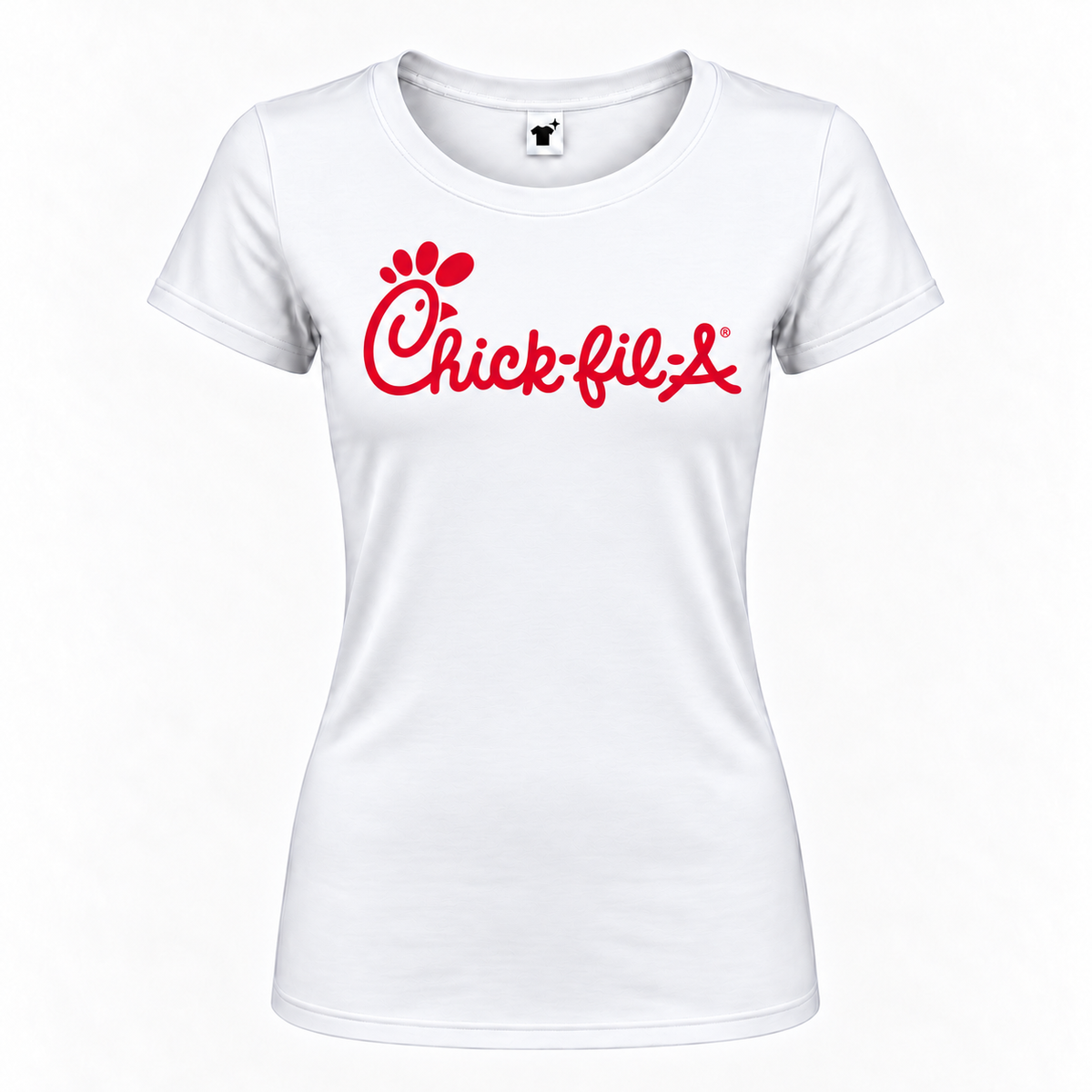 Chick-fil-A women's round neck T-shirt in White