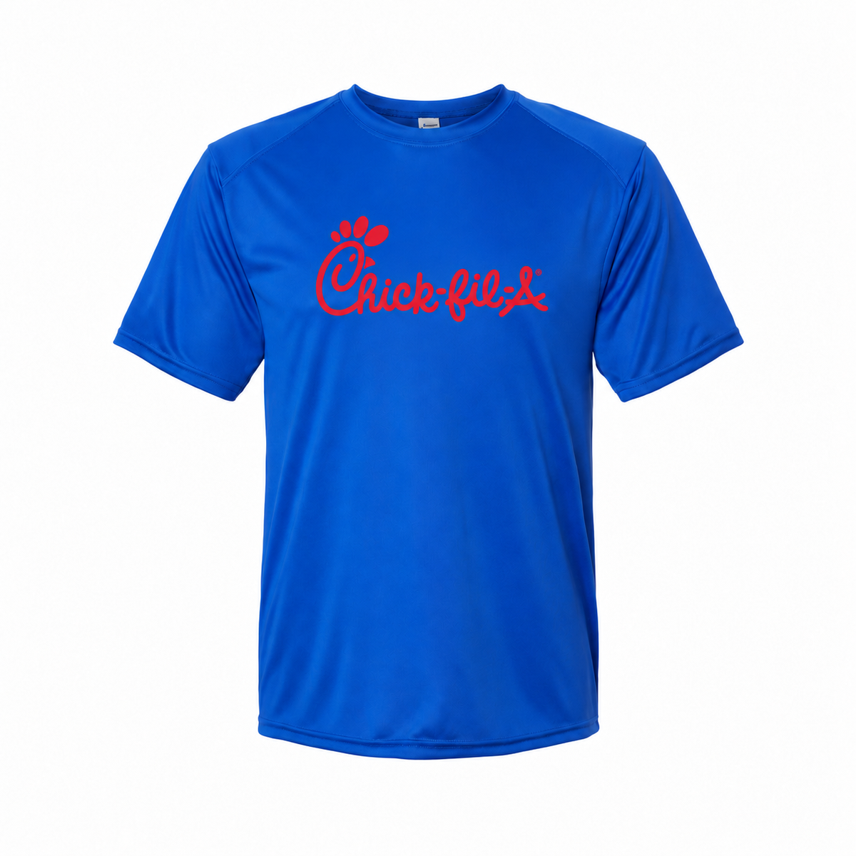 Chick-fil-A youth polyester tee - Royal Blue
