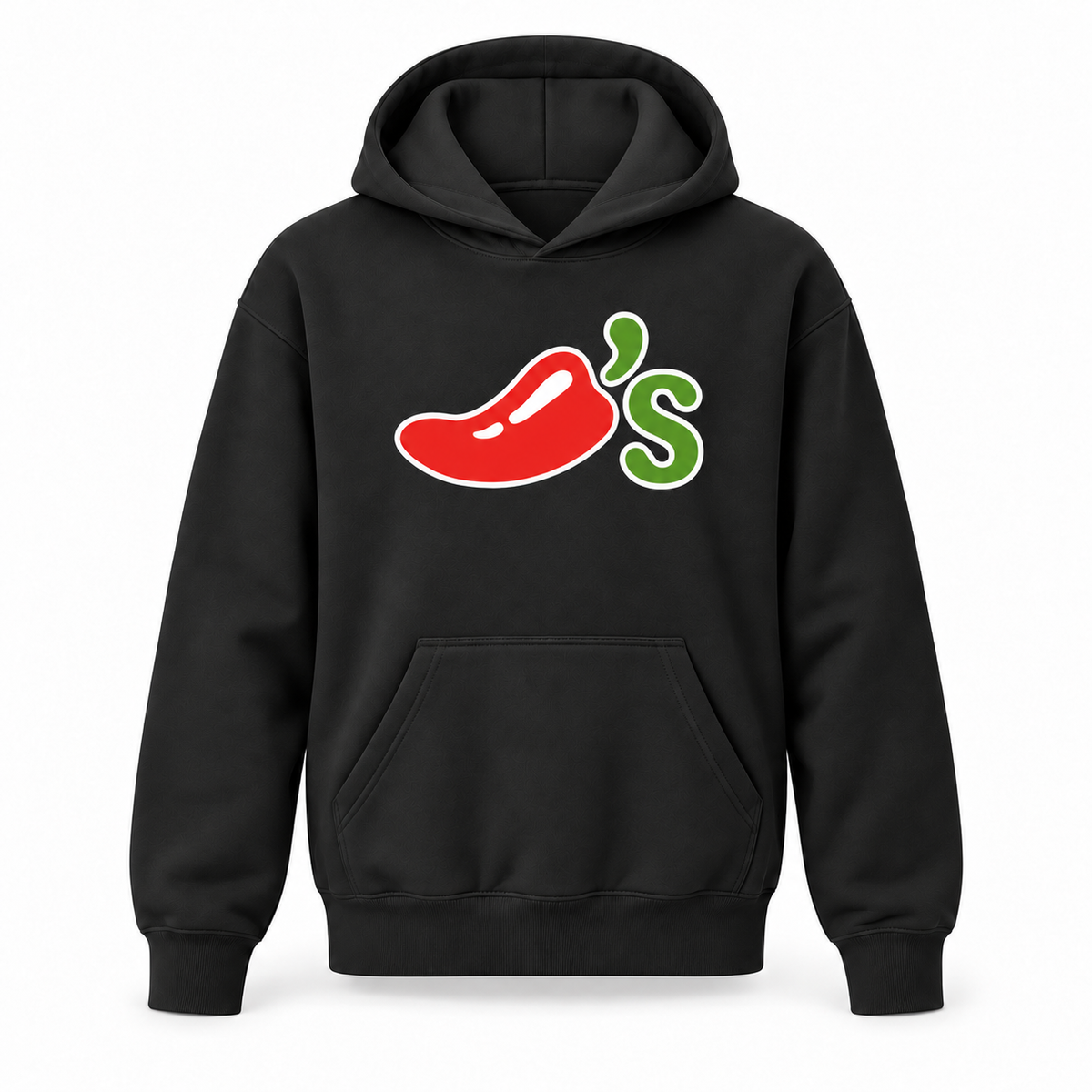 Chili's youth pullover hoodie in Black