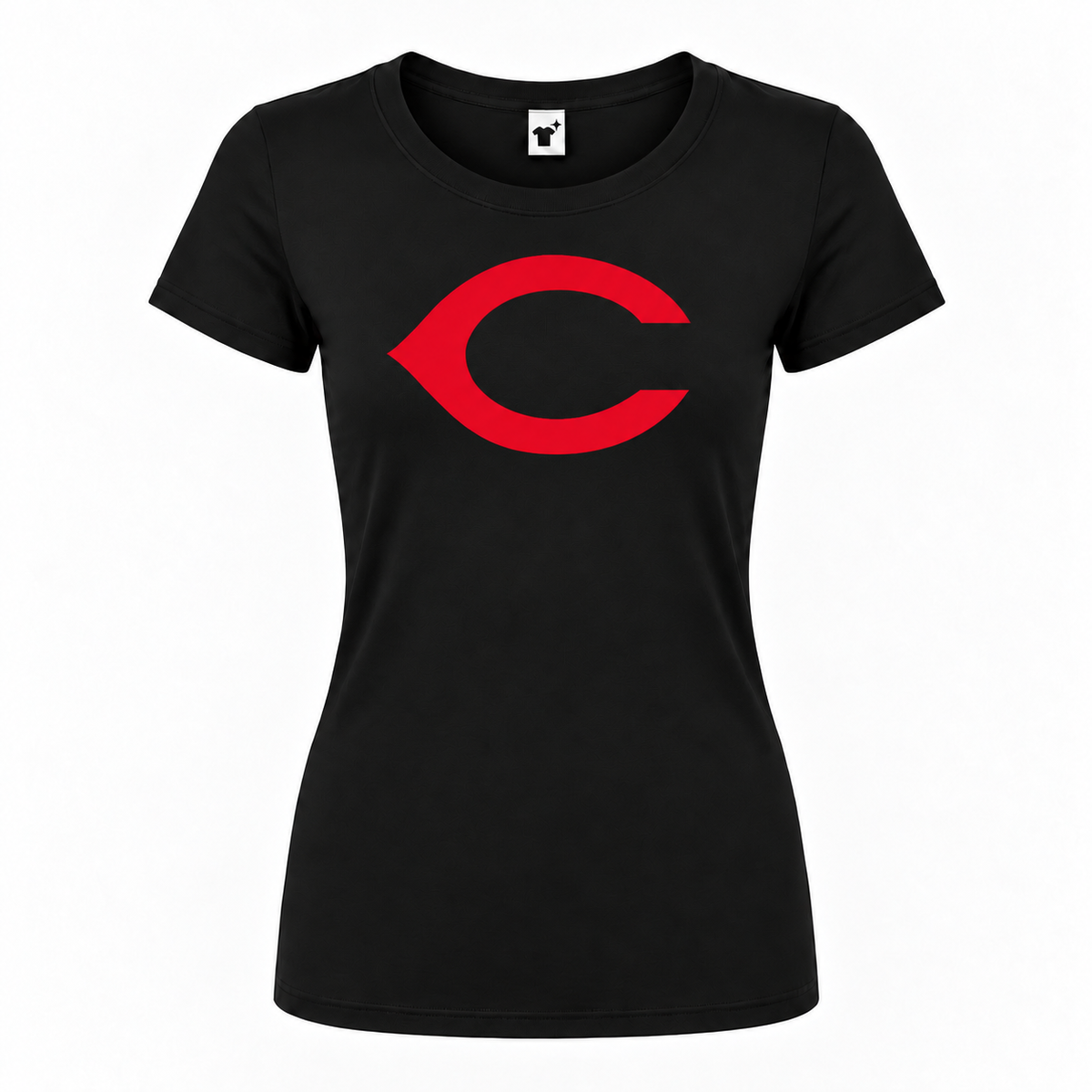 Women's cincinnati reds roundneck black
