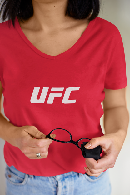 NBA Women's UFC V-Neck T-Shirt