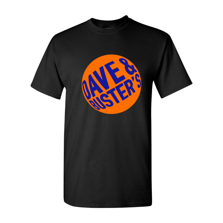 Youth Dave & Buster's Cotton T-Shirt — Black