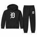 Detroit Tigers youth hoodie and jogger set - Black