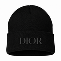 Black DIOR design beanie, Black