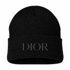 Black DIOR design beanie, Black
